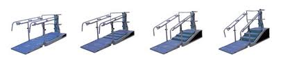 Динамический тренажер лестница-брусья DST 8000 (ДСТ 8000) для детей